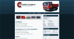 Desktop Screenshot of kovosrotolomouc.com